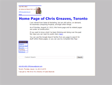 Tablet Screenshot of chrisgreaves.com